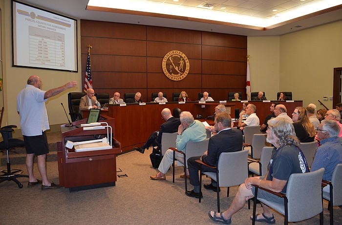 Approximately 45 north-end residents packed Longboat Key Town Hall Monday afternoon to inform the Longboat Key Town Commission they donâ€™t want their power lines buried because the financial burden is too steep.
