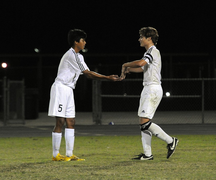 Braden River's Kyle Villerante and Domenic Aluise each scored a goal for the Pirates.