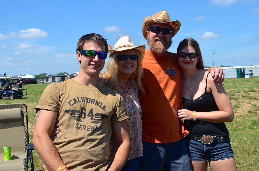 Cody Pyle attends the event with his family, Renee Hudson ad Steve and Blaire Pyle.
