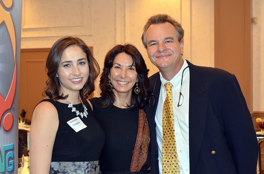 Featured speaker Rebekah Leopold with Victoria Leopold and David Bauer