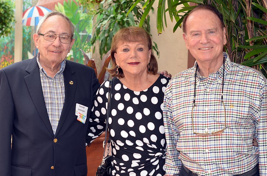 Gerry Levinson with Helen and Len Glaser
