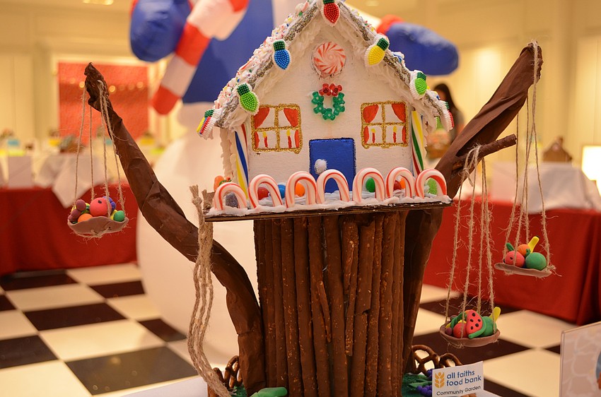 All Faiths Food Bank designed a tree house and took home the prize for second place in the corporate category.