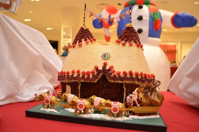 The Circus Arts Conservatory design went beyond the box-shaped gingerbread house and incorporated its circus roots.