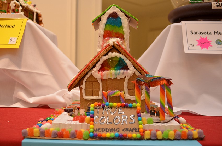 North Port High School True Colors GSA entry won third place in the high school category.