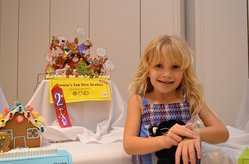 Addison Bastow's favorite gingerbread house was the Bay Haven School of Basic's Plus entry.