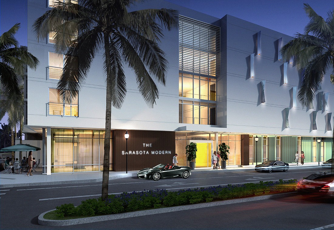 The Sarasota Modern, located at 599 Cocoanut Ave., is the newest hotel project to enter the city's review process.