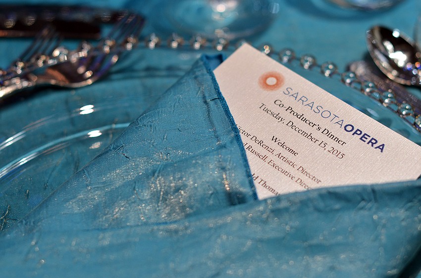 Sarsaota Opera hosted its Co-Producers Dinner on Tuesday, Dec. 15.