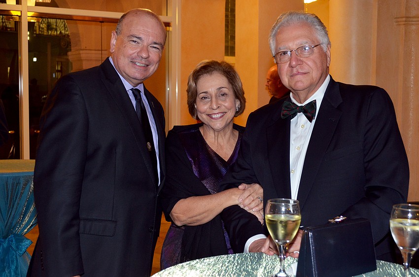 Richard Russell with Rosanne and Louis Martorella