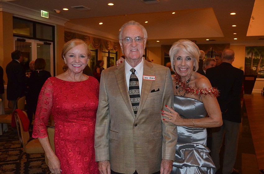 Phyllis and Jack Black with Jane Hunter