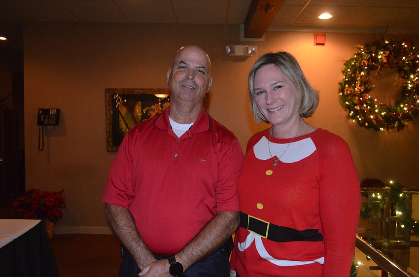 Kevin Stiff and Corinne Stannish, of the Sarasota Police Department