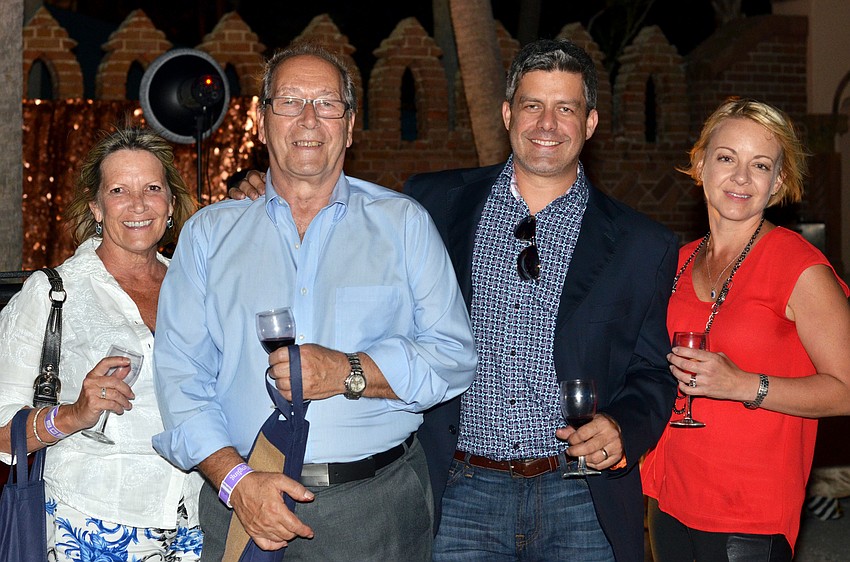 Julie August and Frances Misantone with Karen and Brooke Misantone