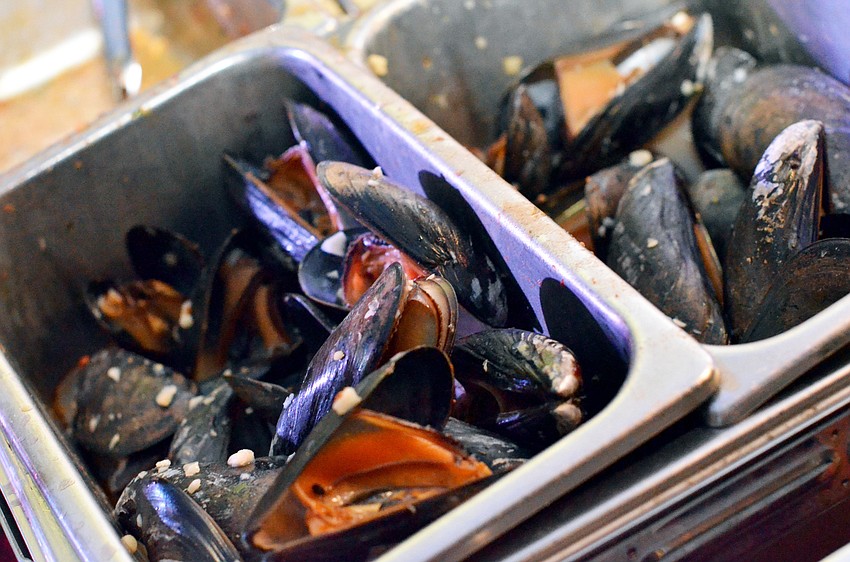 Guests enjoyed scallops in the Spain location.