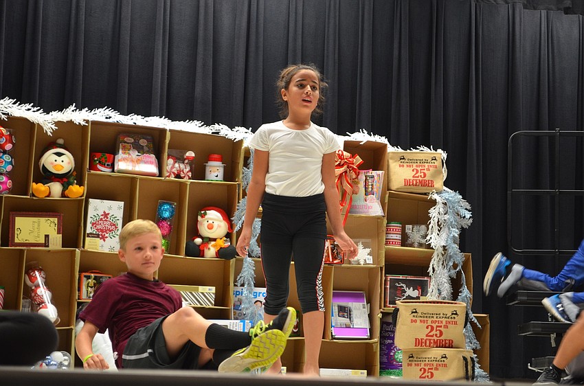 Madison Liles is a leader among the band of toys.