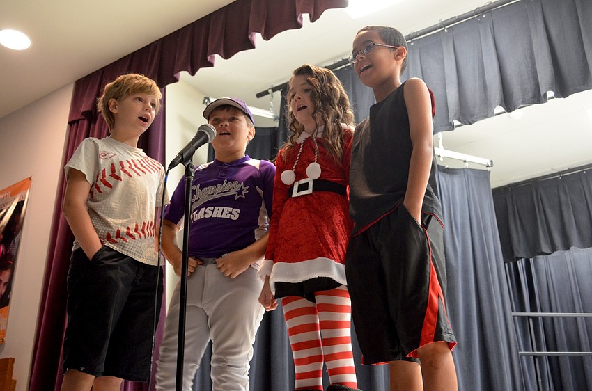 James Ganey, Seth Shamrock, Kiley Kaliher and Tyler Green team up for a holiday song.