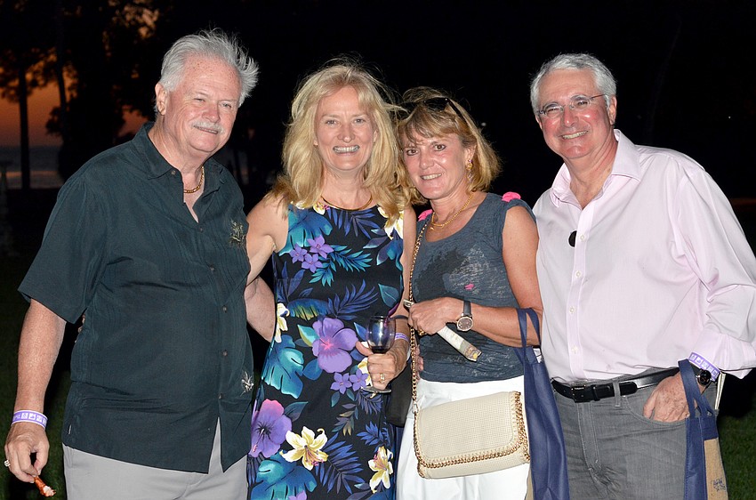Tom and Marilyn LaCont with Alain and Elsa Bankier