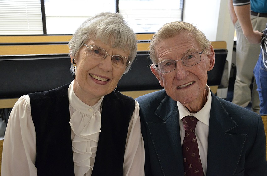 Betty and William Bashaw, the school's namesake, attended the performance.
