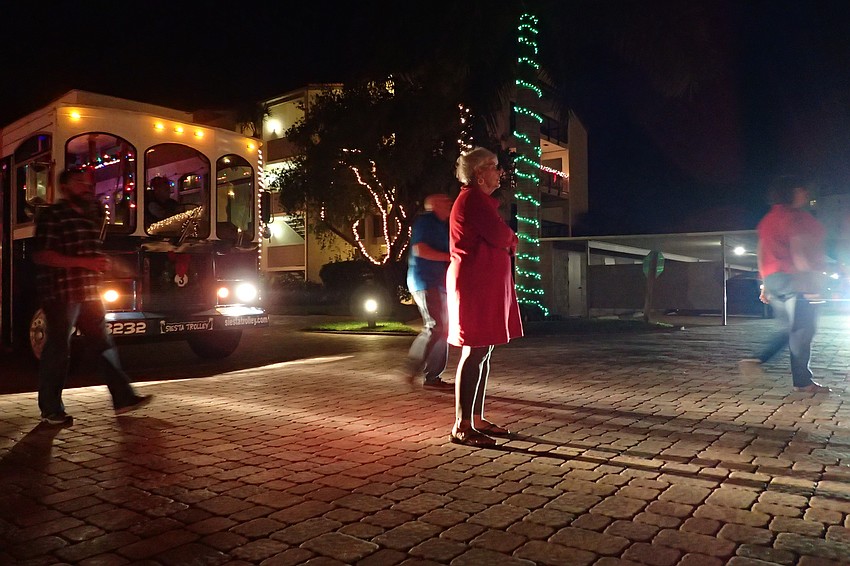 Diane Erne admires the splendor...