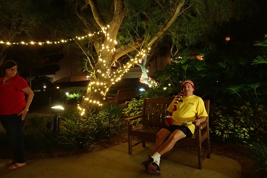 Michael Shay takes a moment to relax...