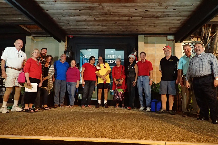 All the judges posed for the final shot of the night...