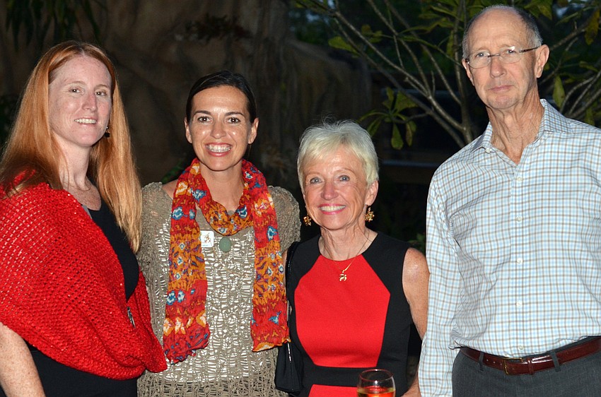 Mischa Kirby and Jeannie Perales with Gwen and Tom Watson