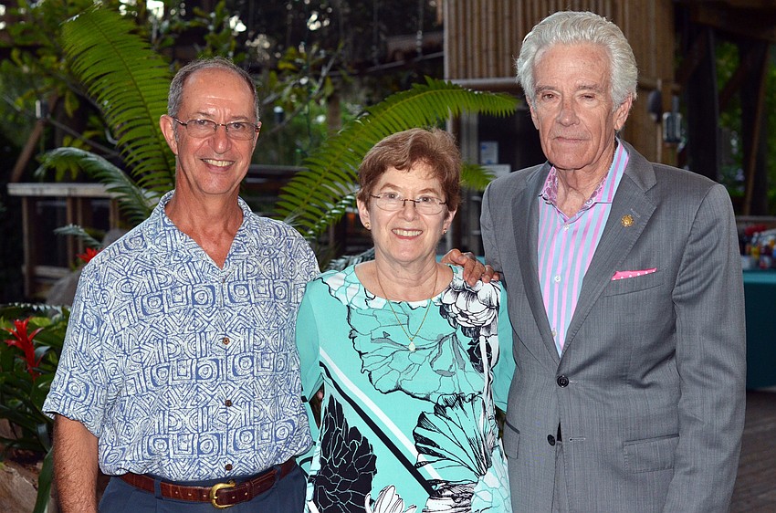 Jonathan and Barbara Shagrin with Doug Logan