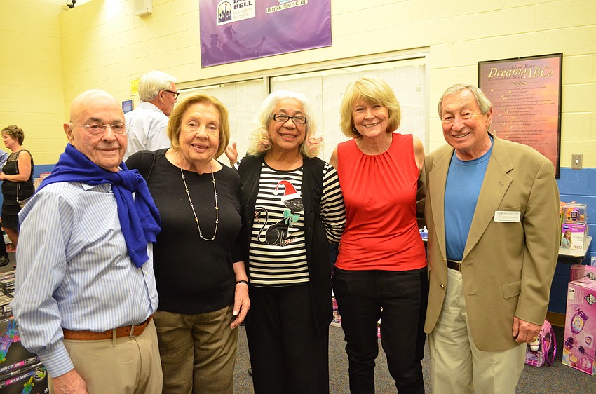 Ted and Jane Weiller, Helen McBean with Dr. Patricia and Dr. Robert Gussin