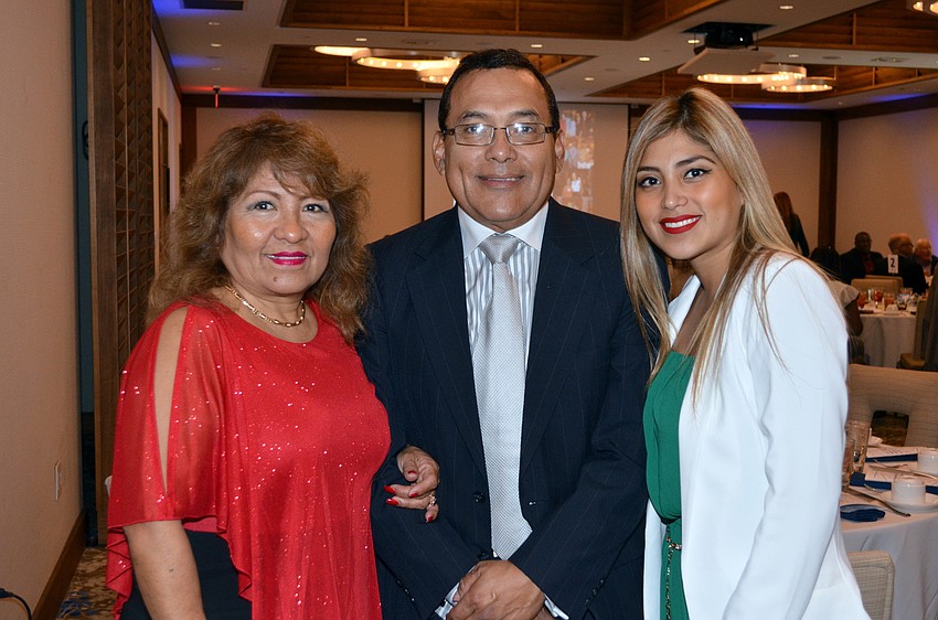 Luisa Maza, Claudio Ramos and Debbie Ramos