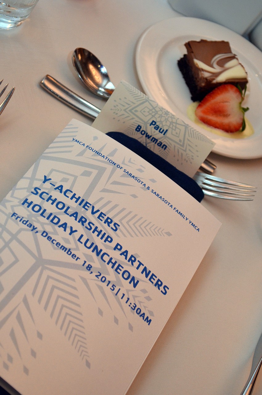 The YMCA of Sarasota hosted its Y-Achievers Scholarship Partners Holiday Luncheon on Friday, Dec. 18, at The Francis.