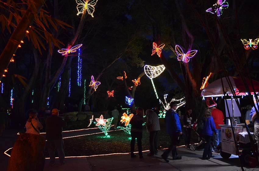 The Great Lawn is covered in larger-than-life butterflies.