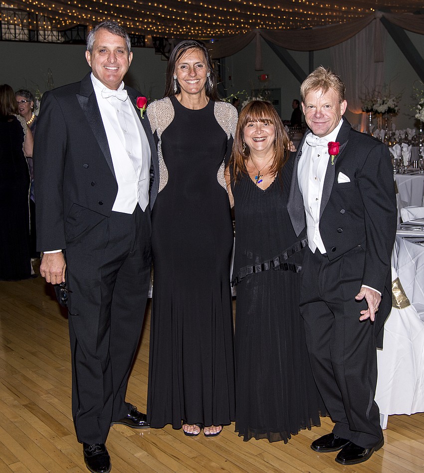 Matthew and Diana Straeb, Joan and Skip Ennis