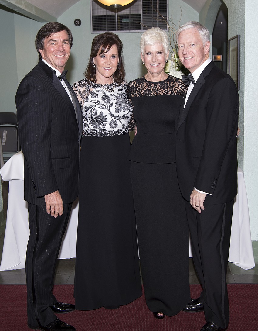 Mark and Robin Serbin, Danielle and Nick Gladding