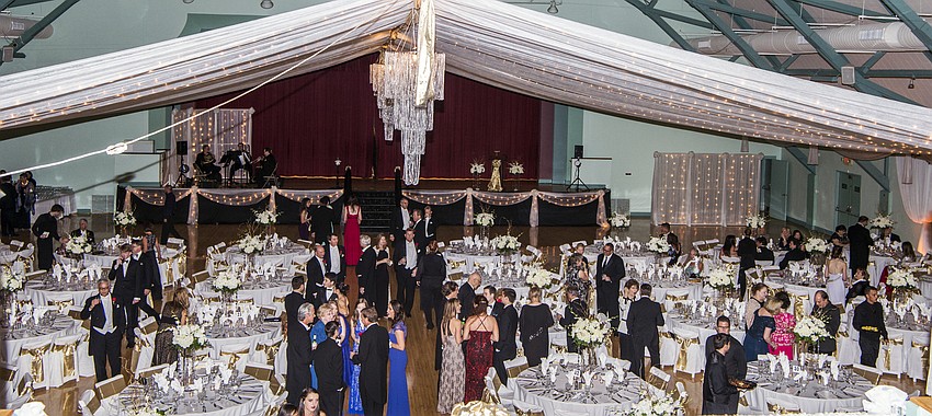 Municipal Auditorium Sarasota decorated for the 2015 Debutante Ball