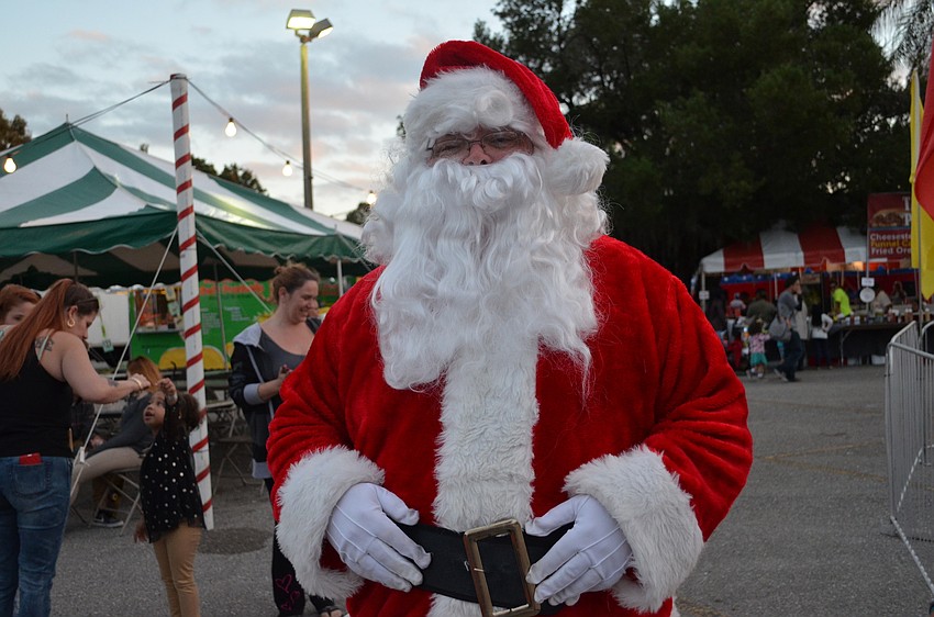 Santa Claus made an appearance at Snow Fest before making a trek to the North Pole.