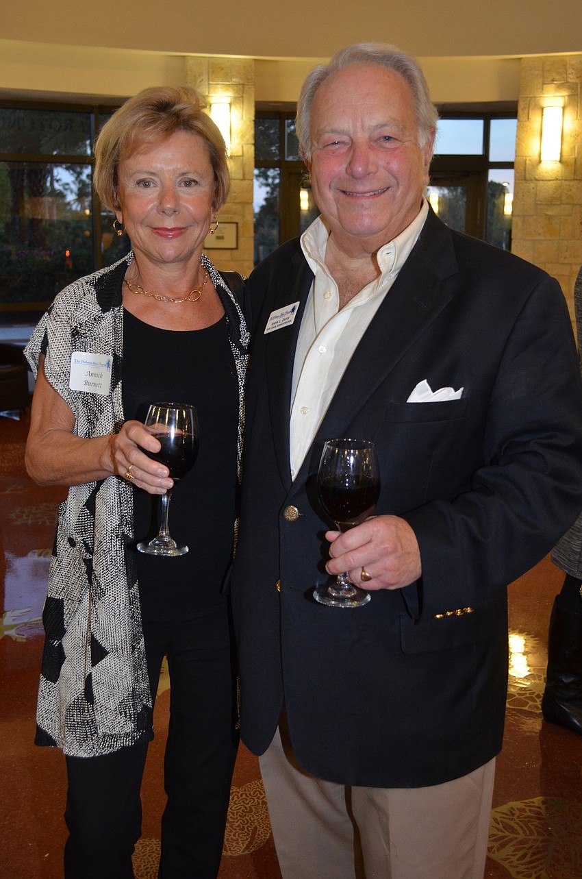 Annick Burnett and Irwin Davis