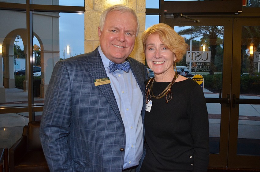 Dennis Stover and Caroline Amory