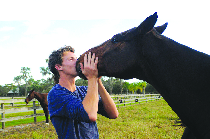 Trainer Nick Johnson knows what it takes to convert race horses into polo athletes. He had his horses ready for the polo season opener on Dec. 13.