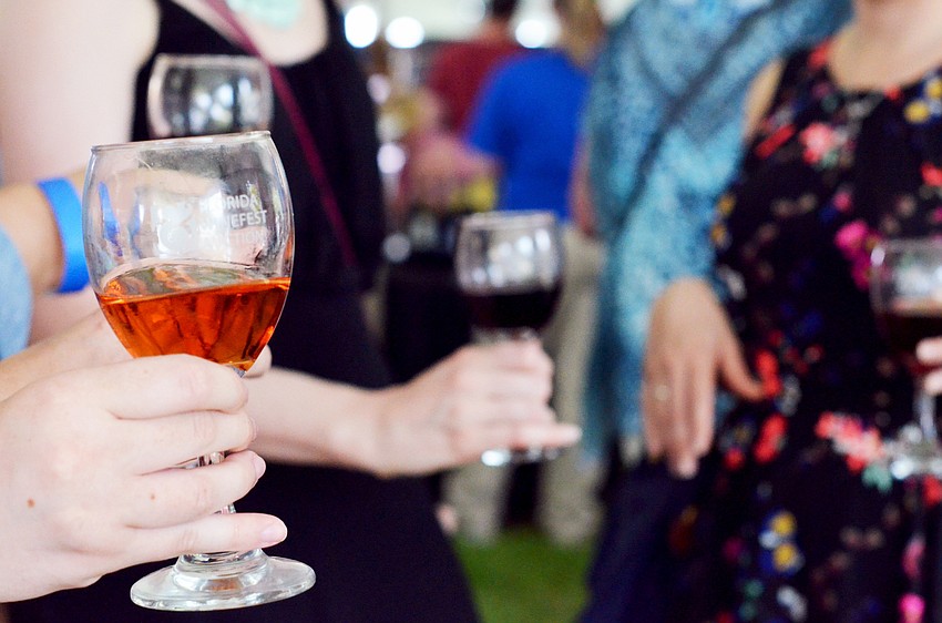Guests attended Florida Winefest and Auction: Wine on the Water on Sunday, March 22, at Van Wezel Performing Arts Hall bayfront.