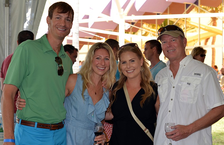 Dale and Anna Foster with Ashley Hall and Rich Peck