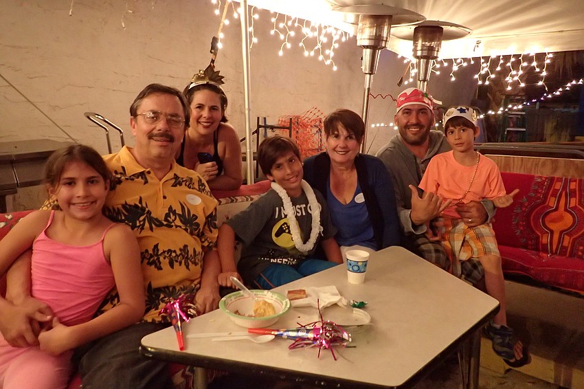 The Trujillo family (left to right): Cielo, Juan, Kenji Marcel, Renee, Luis and Mateo.