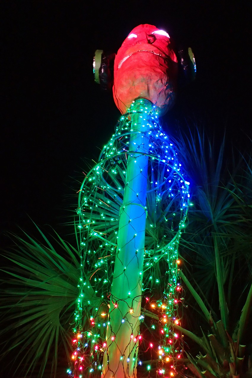 The Kumquat waits to descend, marking the start of the new year.