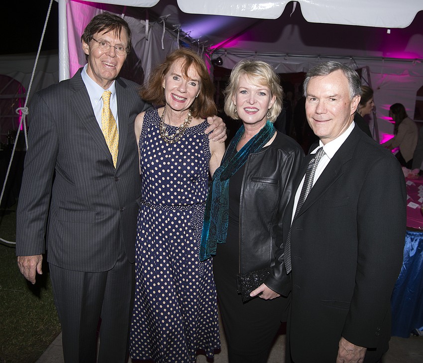 Tom and Maureen Steiner, Veronica and Jay Brady