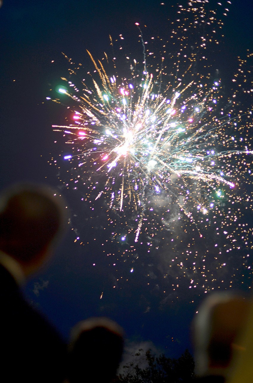 Guests at the Sarasota Ballet 24th Season Gala enjoyed a fireworks show over Sarasota Bay on Feb. 27.