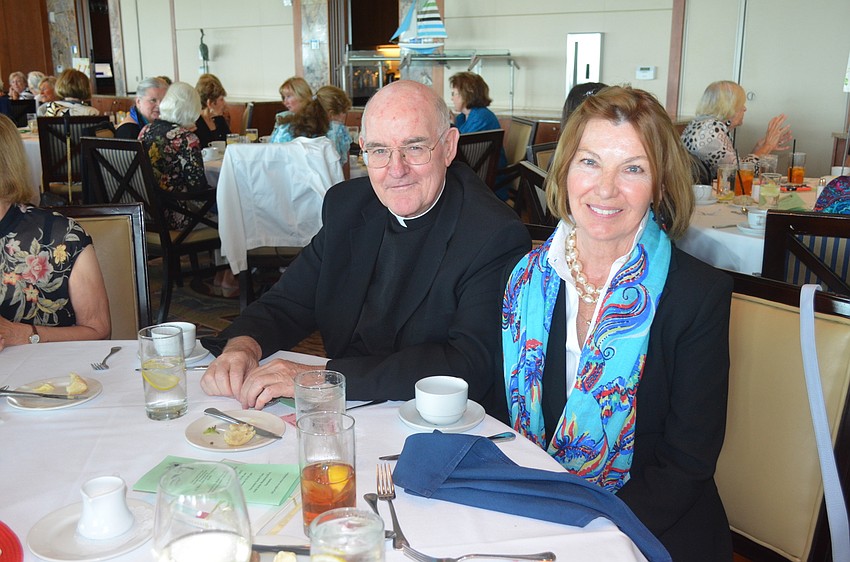 Msgr. Gerry Finegan and Pierrette Kelly