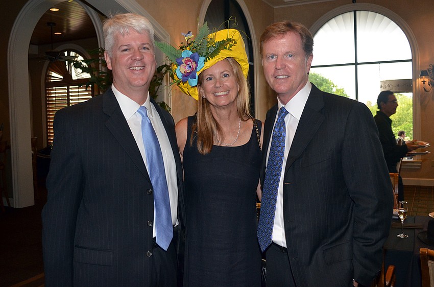 Brian Kennelly with Jane and Sam Norton