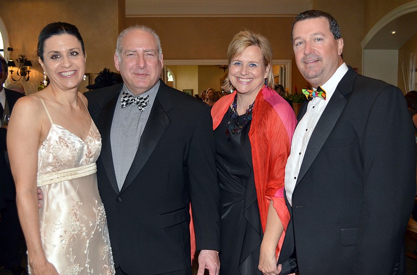 Lisa and Mitchell Krouse with Susan and Nick DeVito