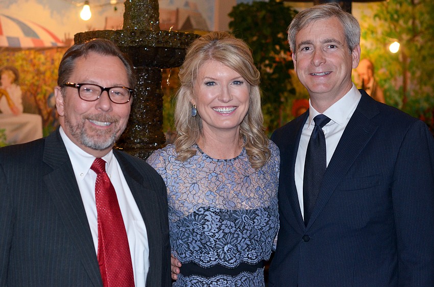 Tom Hudson, Joanna Pace and David Brackett