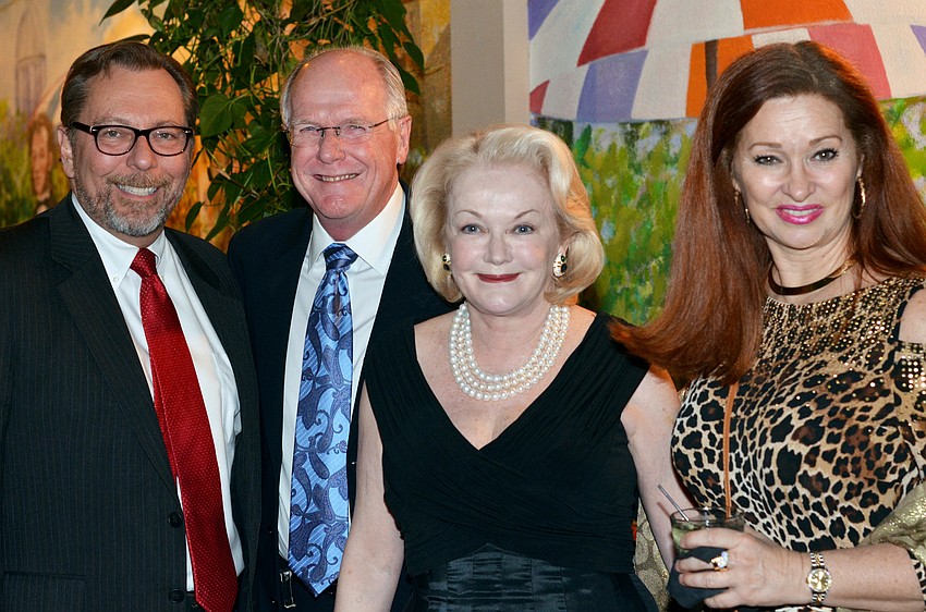 Tom Hudson, Richard and Monica Van Buskirk and Michele Strauss