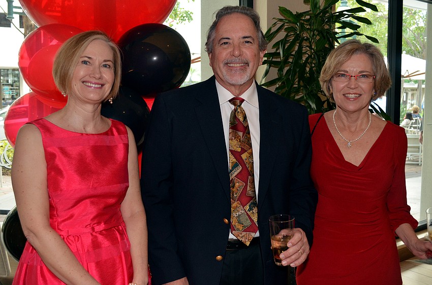 Kathy Harvreaves with Dr. Jim and Janet Villotti