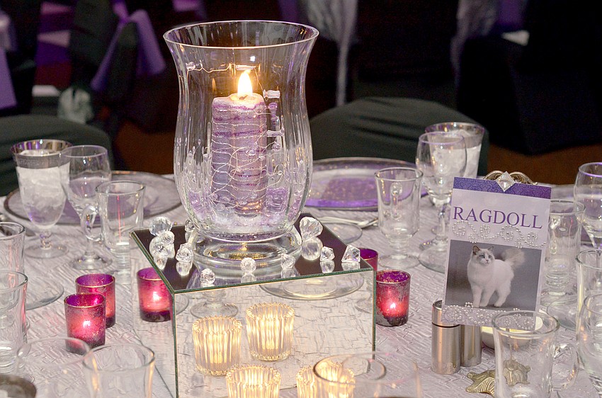 Table decorations were stunning.