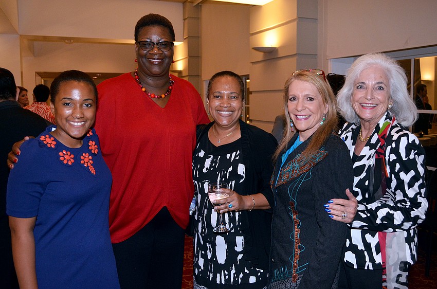 Whitney Stewart, Lucille O’Neal, Donna Marie Stewart, Neale Godfrey and Graci McGillicuddy